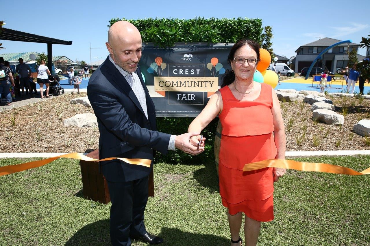 Crest by Mirvac park opening