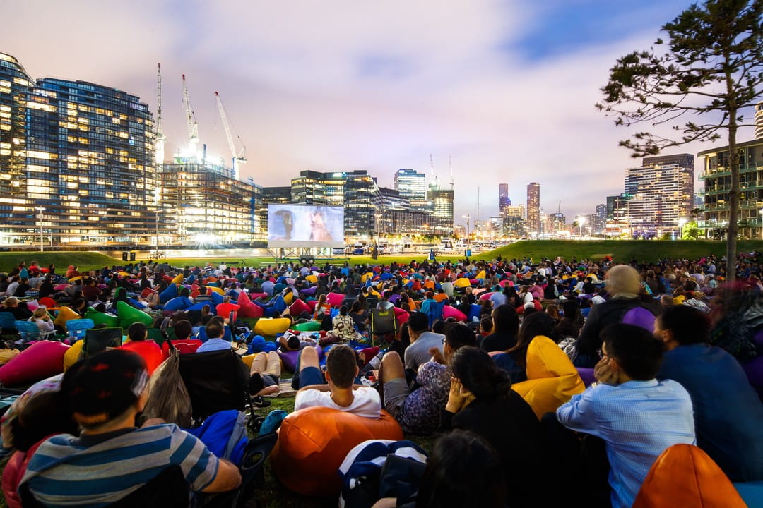 Yarra's Edge open air cinema