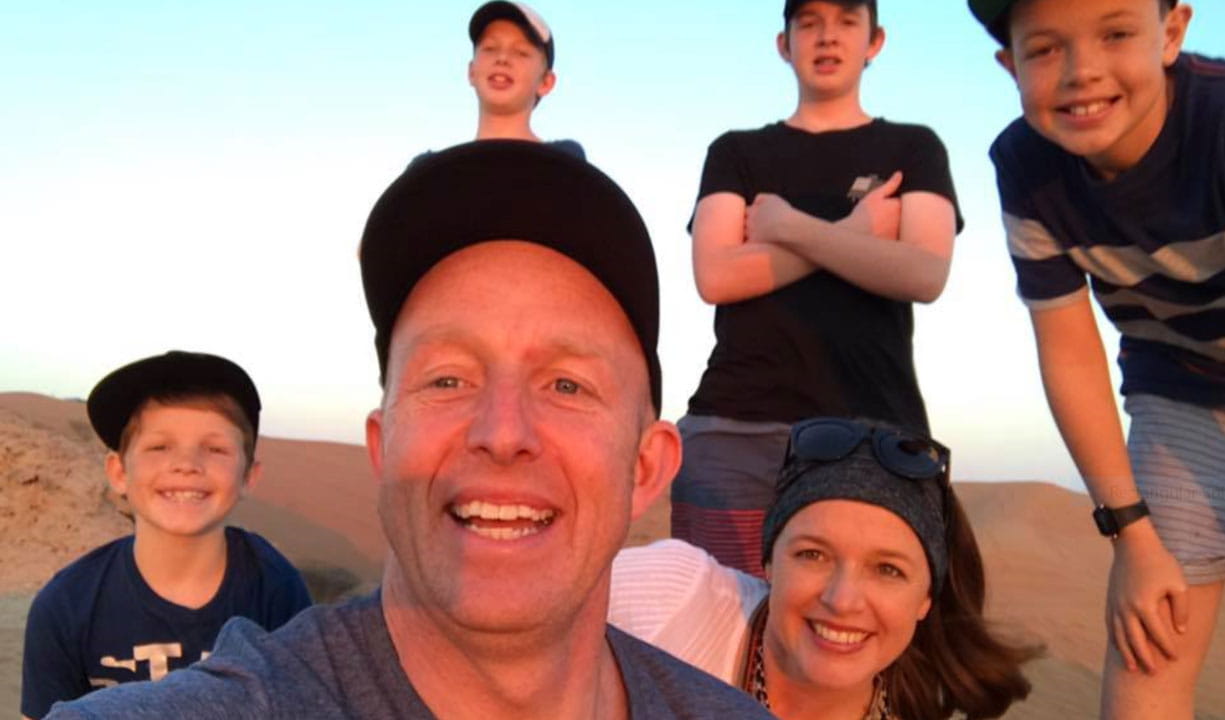 Bay Warburton and family