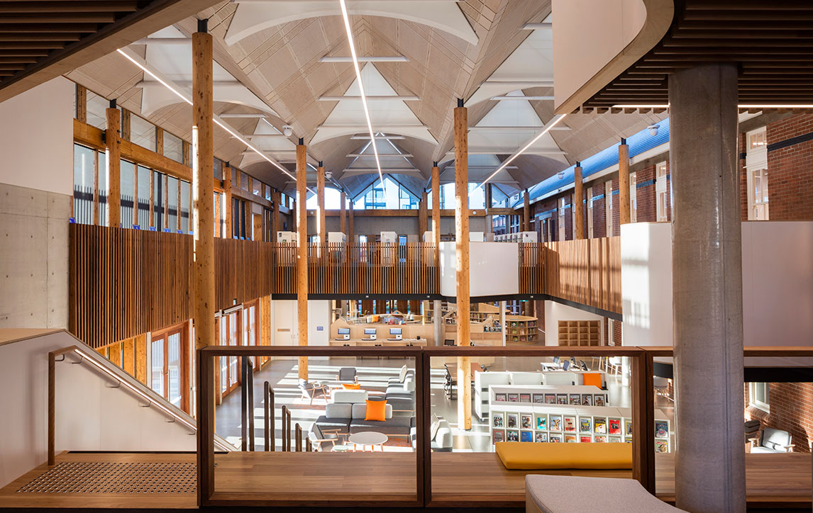 Marrickville library internal view