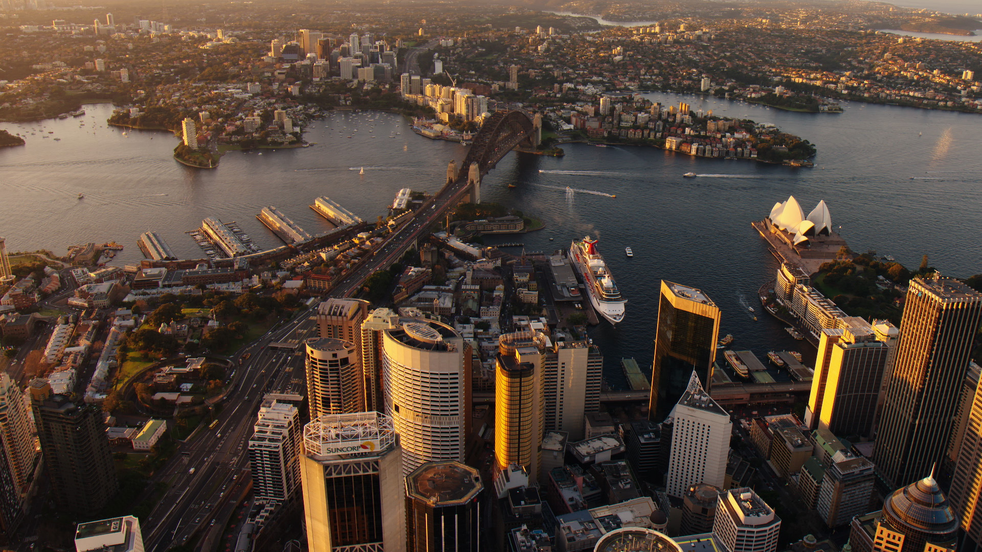 EY Centre 200 George Street aerial view