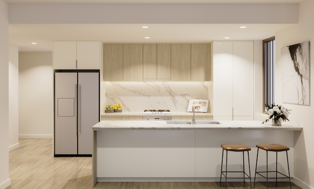 Ascot Green 20205 light typical kitchen