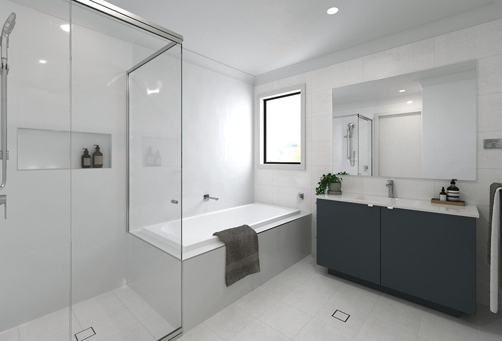 Riverside scheme bathroom Georges Cove