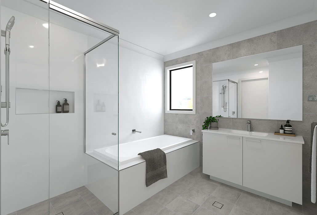 Wharfside scheme bathroom Georges Cove