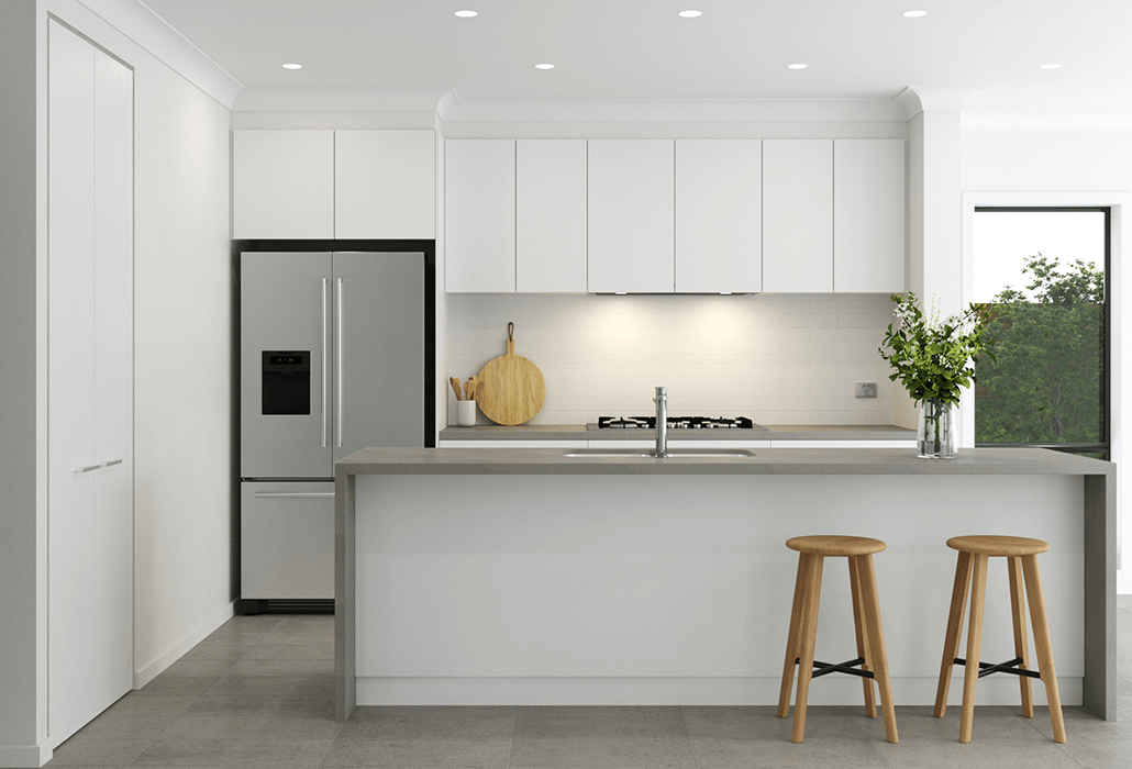Wharfside scheme kitchen Georges Cove