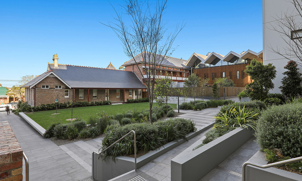 Marrick & Co library and green