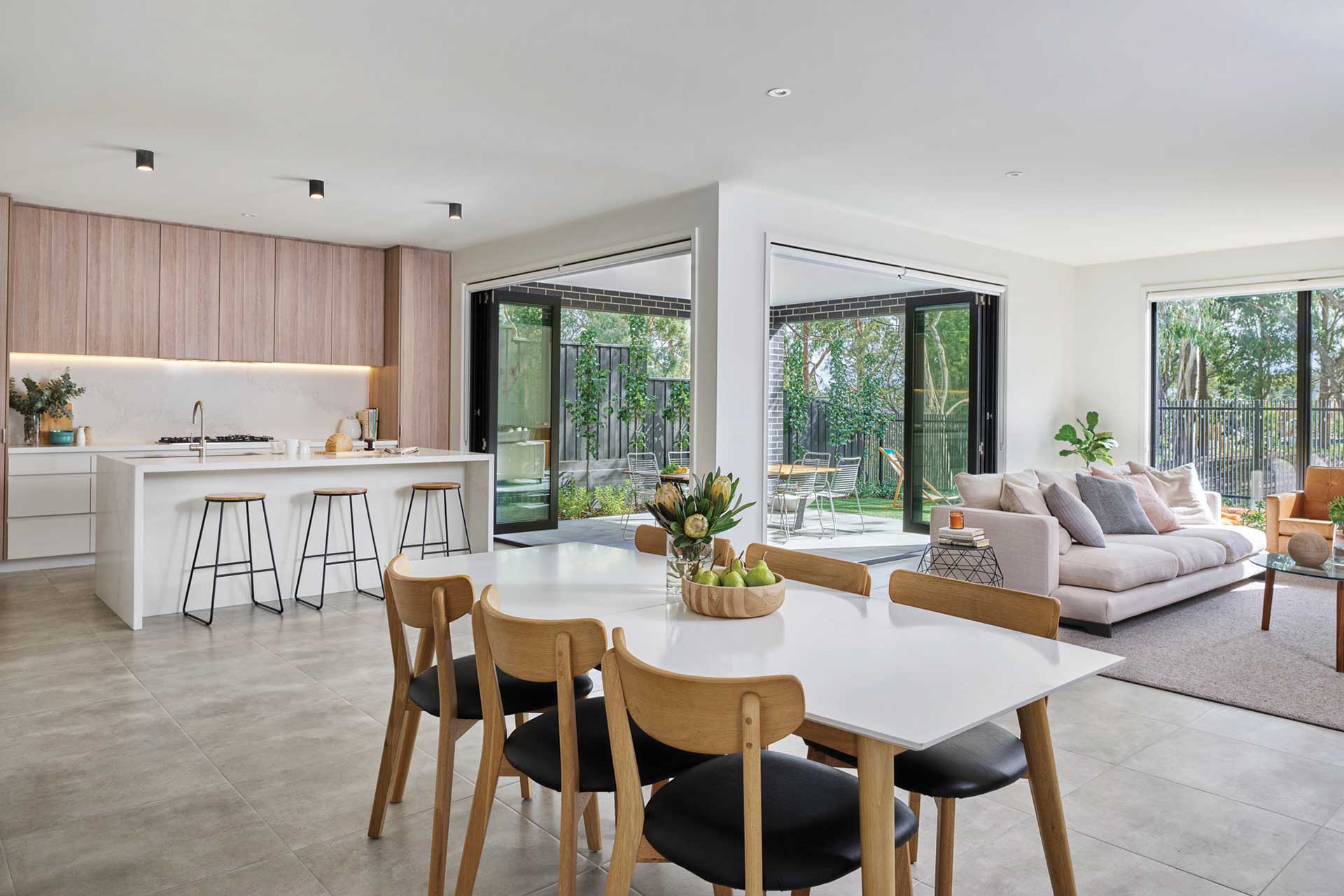 Living room at Tullamore by Mirvac at Doncaster