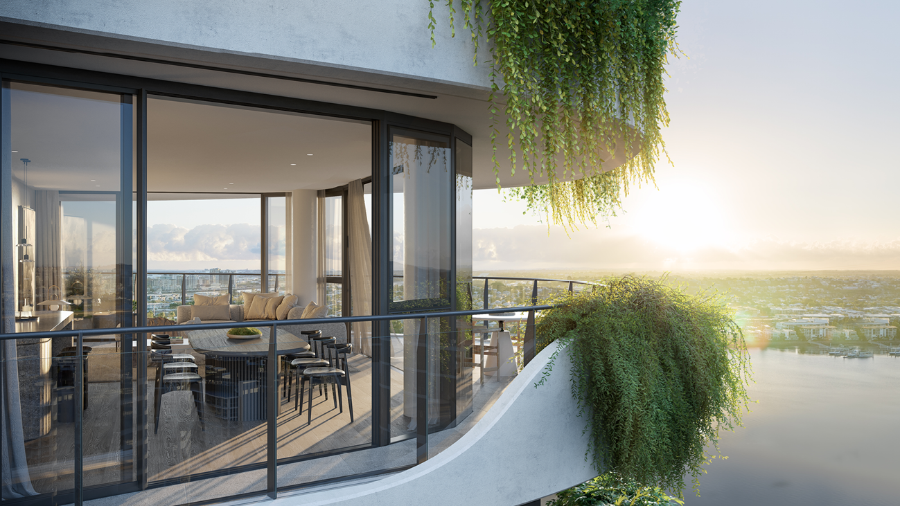 Biophilic Exterior Design Render