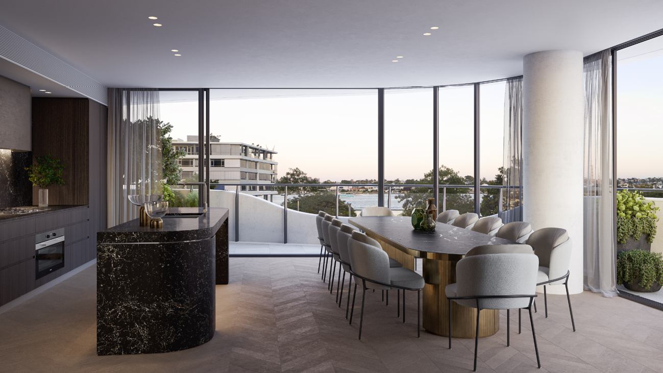 Interior Living Room Render