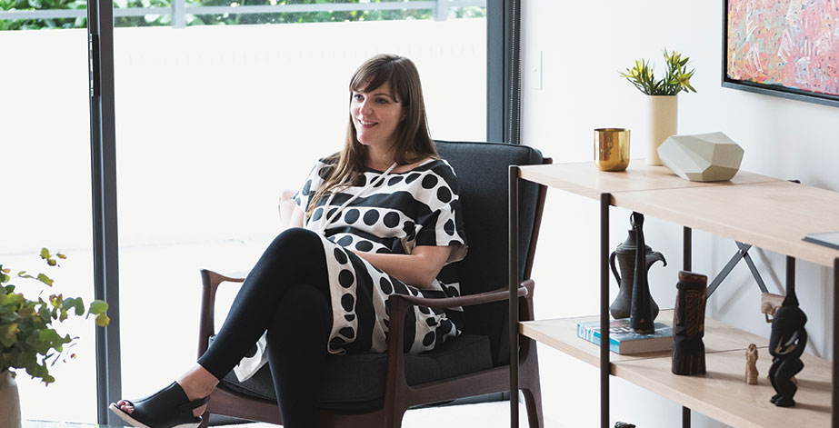 Michelle Tabot at her home in Harold Park