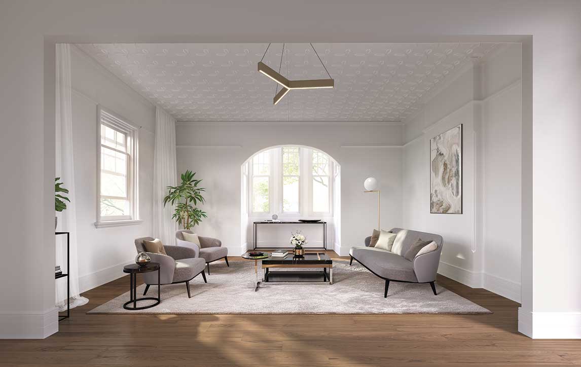 Living room at The Moreton Bondi