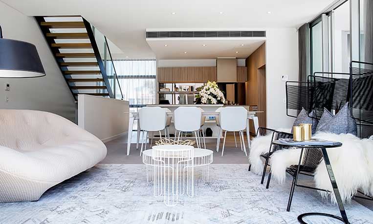 Cargo Homes living room