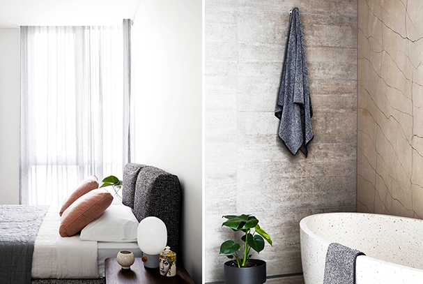 Bathroom and bedroom