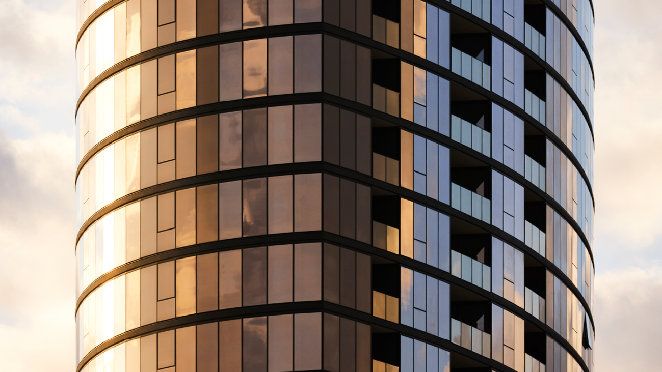 Voyager’s bronzed facade