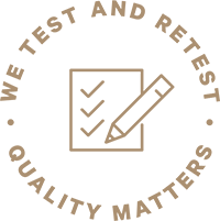 We test and retest icon