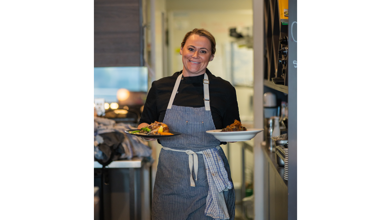 Three Bs Chef and owner Krystal Tighe