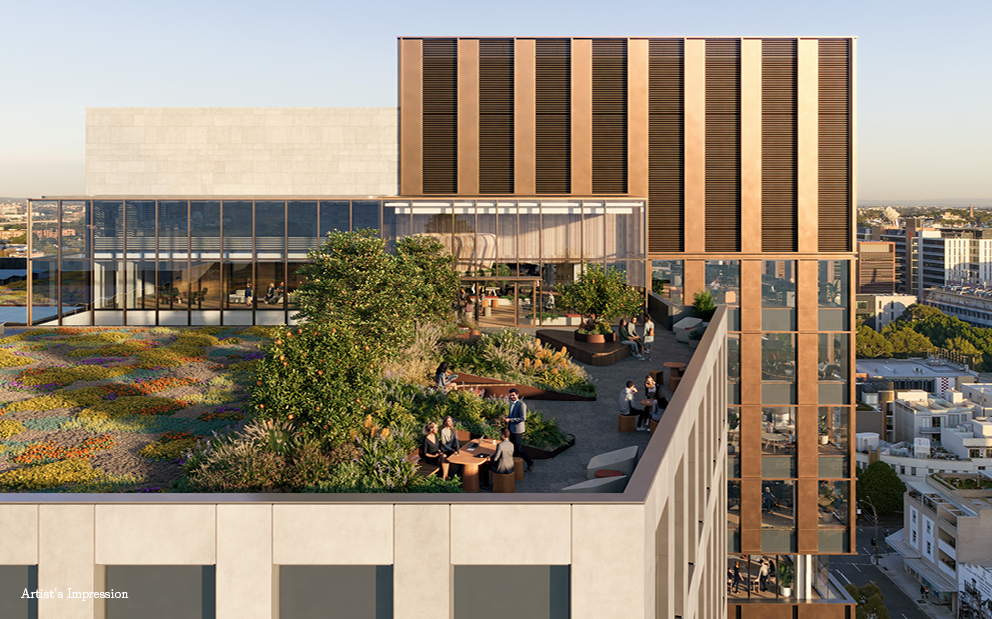 110 Raglan office rooftop terrace by Mirvac
