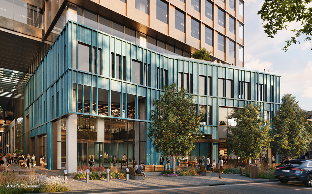 110 Raglan office streetscape by mirvac