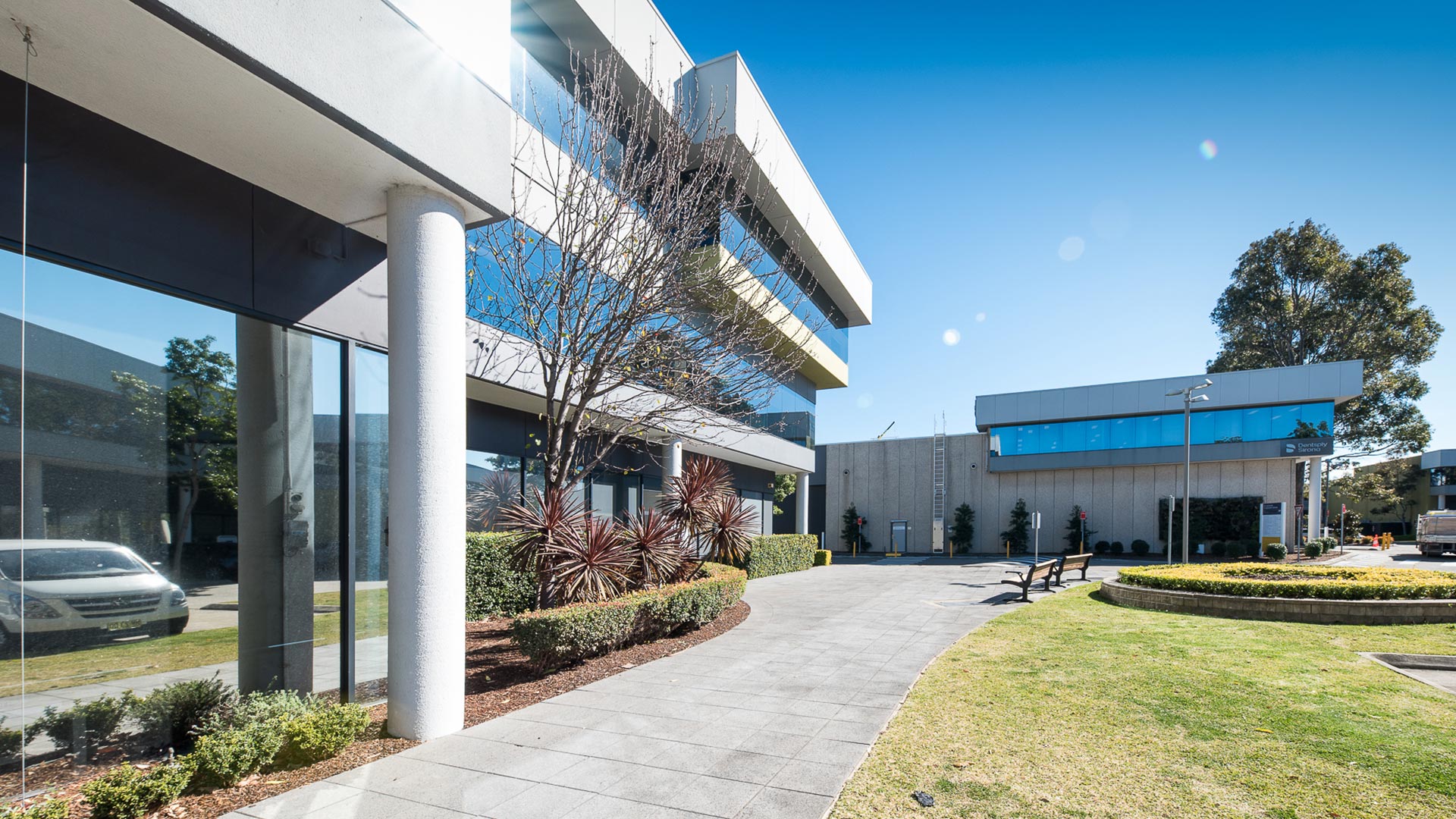 Industrial courtyard