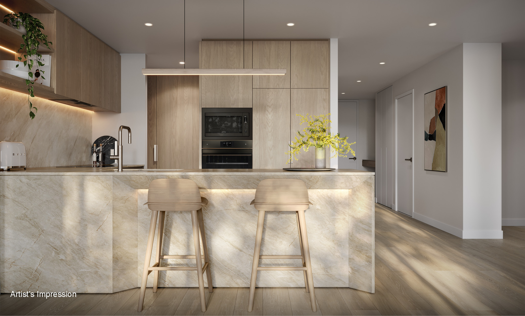 2Bed Upg Kitchen Summer