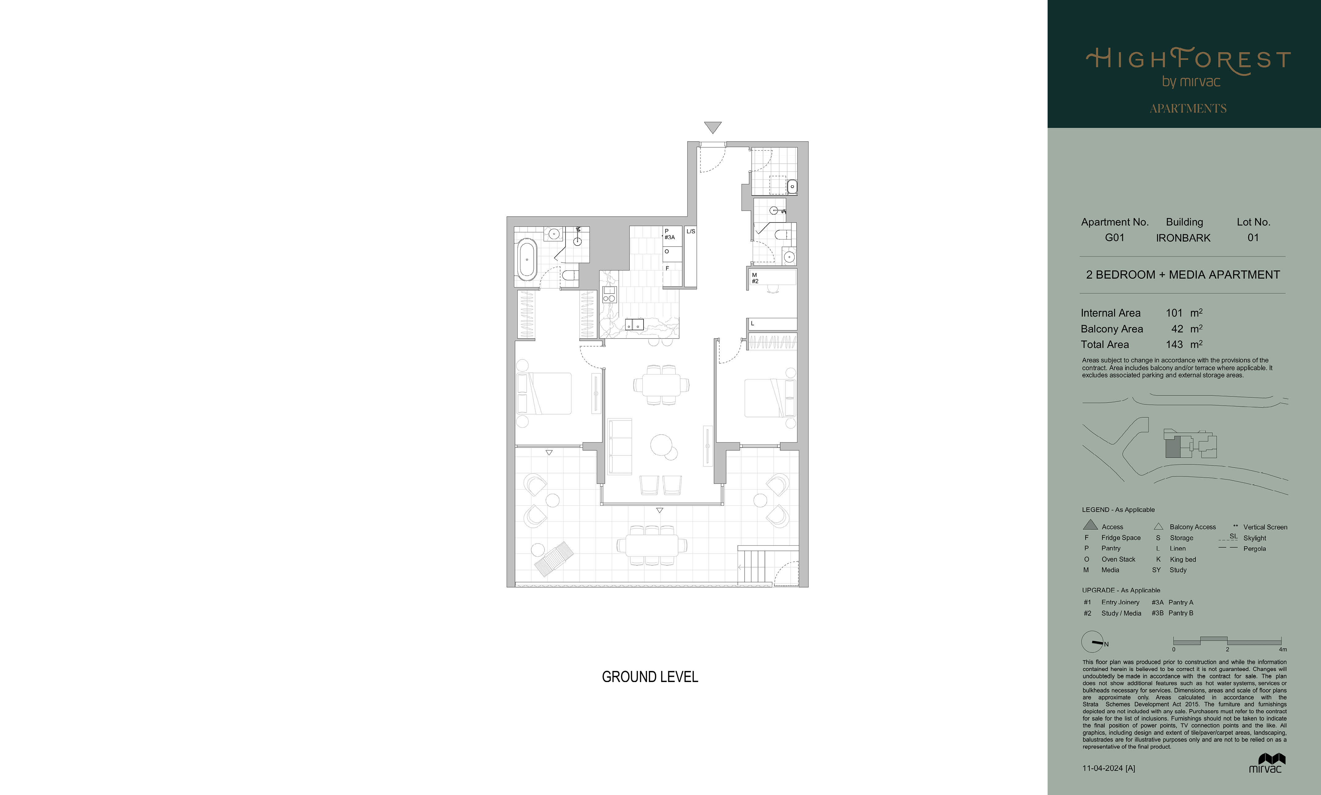 Lot 1 Ironbark Floorplan
